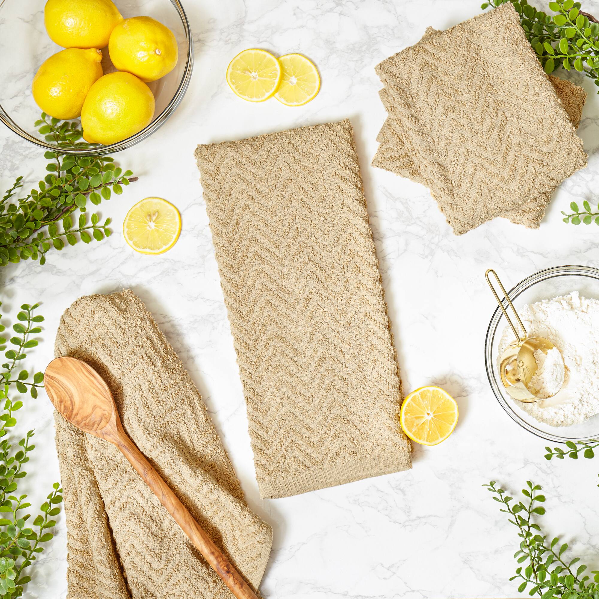 DII® Pebble Zigzag Dishtowel (Set of 4)